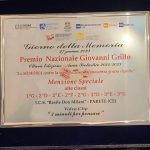 MENZIONE SPECIALE CONFERITA AGLI ALUNNI DELLA SCUOLA MEDIA PRESSO LA “SALA ZUCCARI” DEL SENATO – ROMA